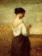 William Morris Hunt Peasant Girl Spain oil painting reproduction